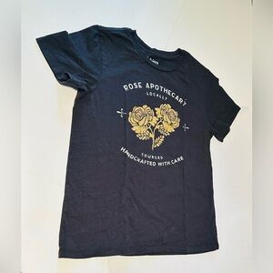Rose Apothecary Black Short Sleeve Tee